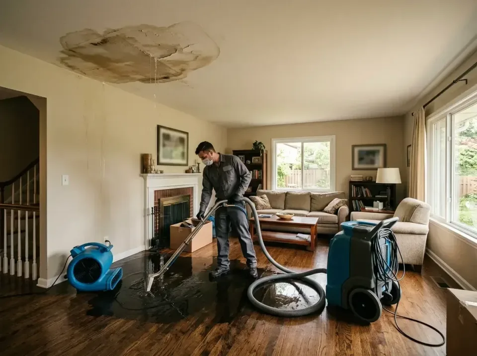 attic-pipe-burst-ceiling-drip-008 — frequently asked questions, Water Damage Restoration & Carpet Care in Lake Belvedere Est…